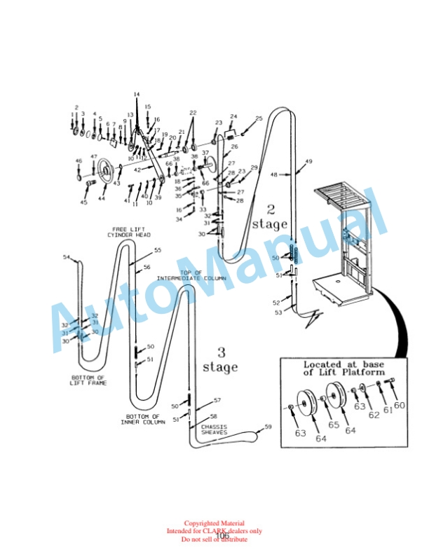 Clark OP15B Parts Manual OP15B-7-2