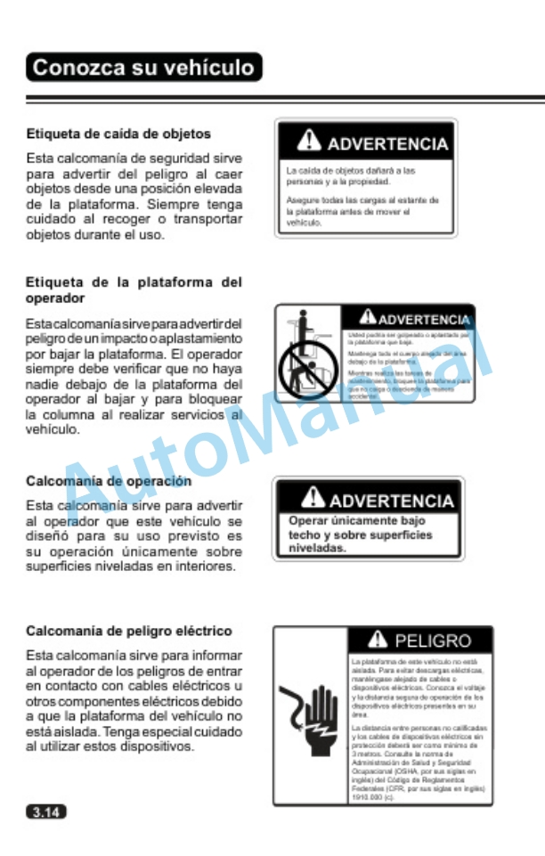 Clark OSQ 126-192 Operator Manual OM-1203-2
