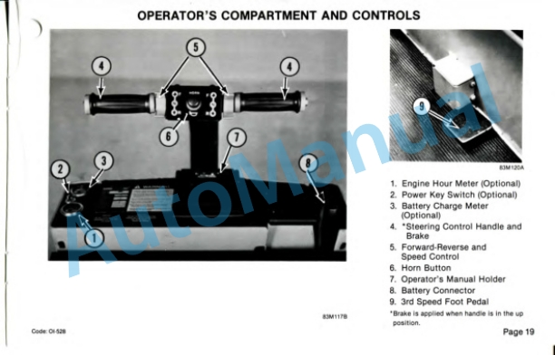 Clark PT 5, PT 7 Operator Instruction Manual OI-528-2