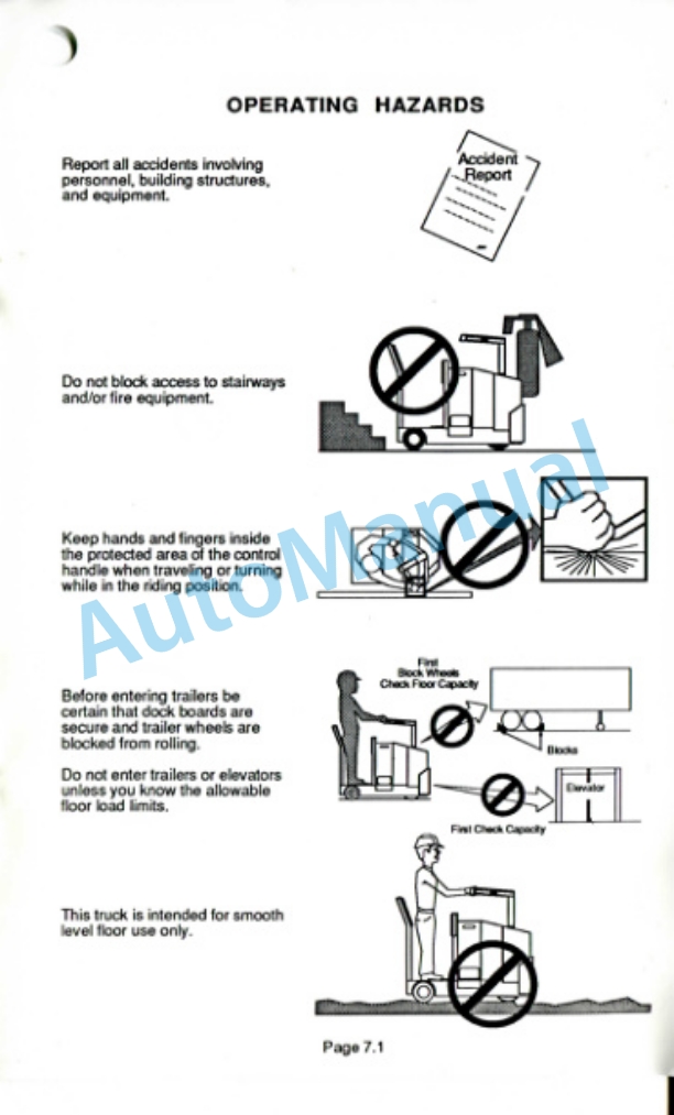 Clark PTT 5, PTT 7 Operator Manual OM-545-2
