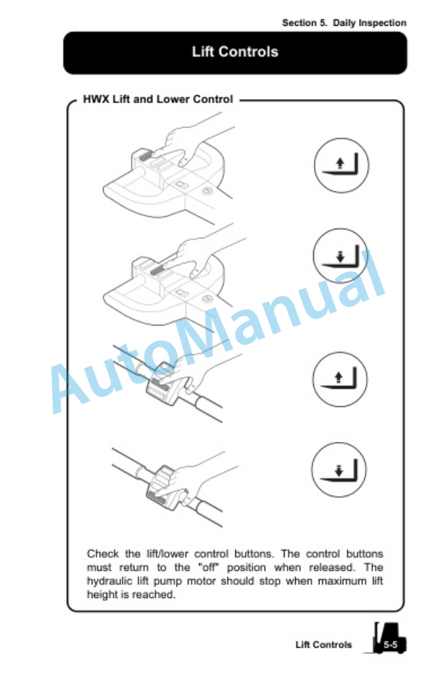 Clark PWX 30-40SE, HWX 30-40SE Operator Manual OM-781-3