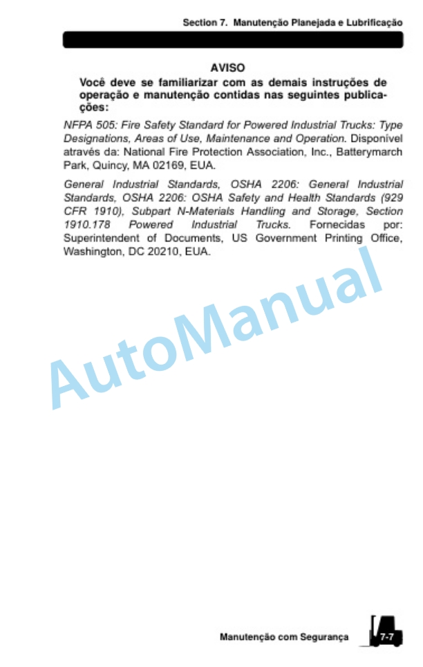 Clark S 20, 25, 30, 35 D, L, G, S 20, 25, 30, 32C L, G Operator Manual OM-1078-5