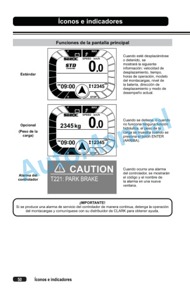 Clark SEC 20-35 Operator Manual OM-1211-2