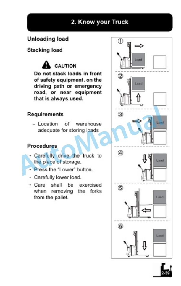Clark SSX 12, SSX 16, SSX 18 Straddle Stacker Operator Manual OM-992-3
