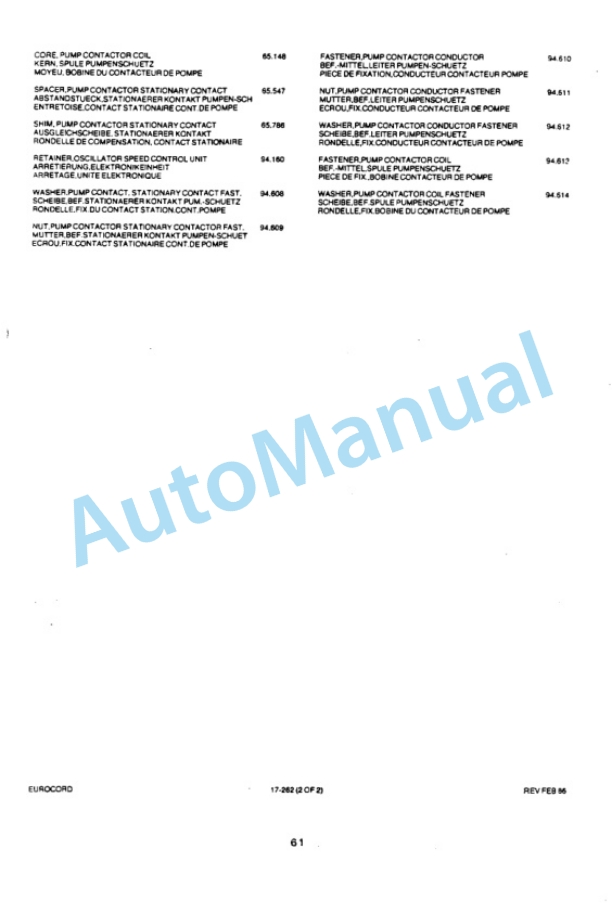 Clark TM 10-16, EM 10-15S Troubleshooting Electrical Equipment SM-5137-4
