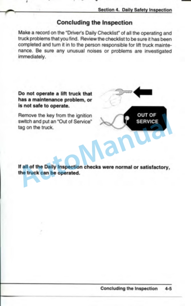 Clark TMG 12-25 Operator Manual OM-616-2