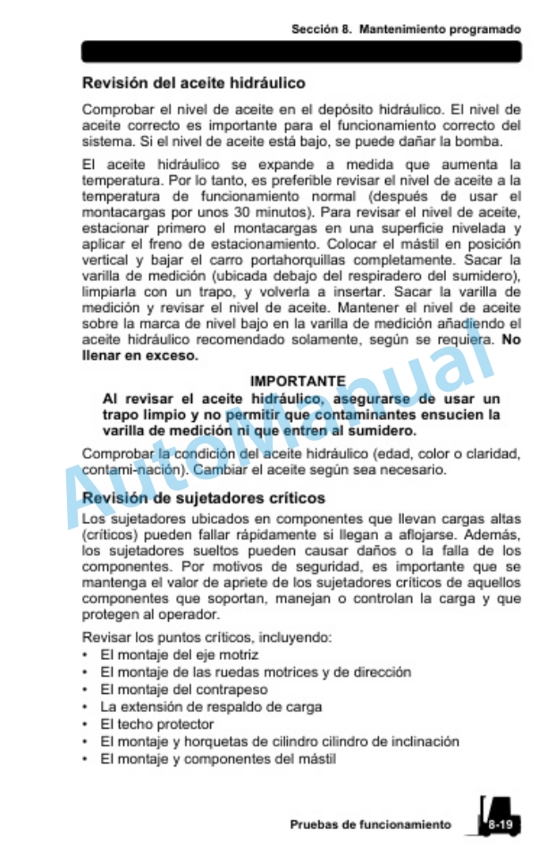 Clark TMX 12-25, EPX 16-32, ECX 20-32, GEX 16-30 Operator Manual OM-767 BR-5