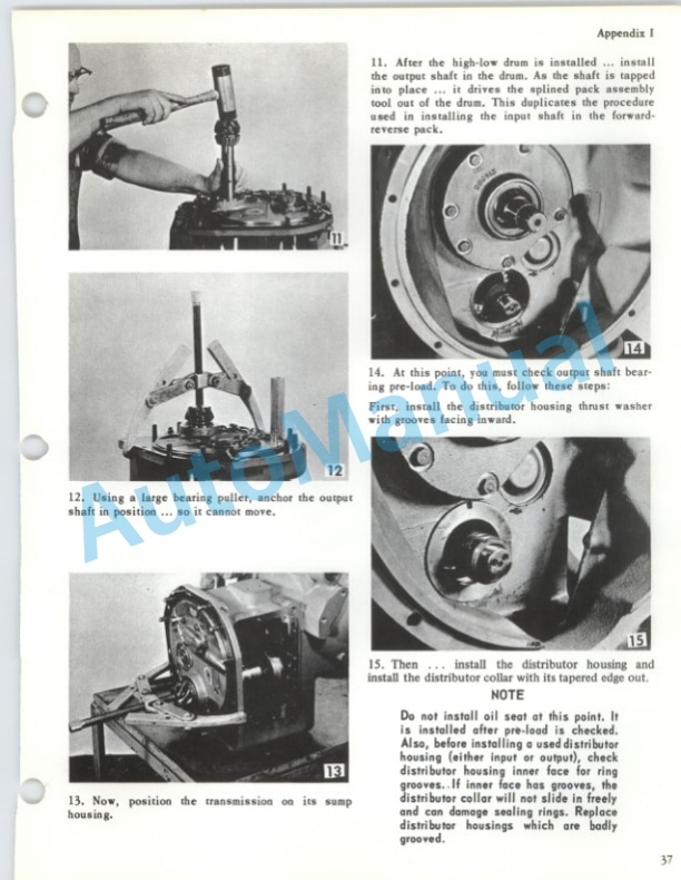 Clark Universal Hydratork Service Manual-3