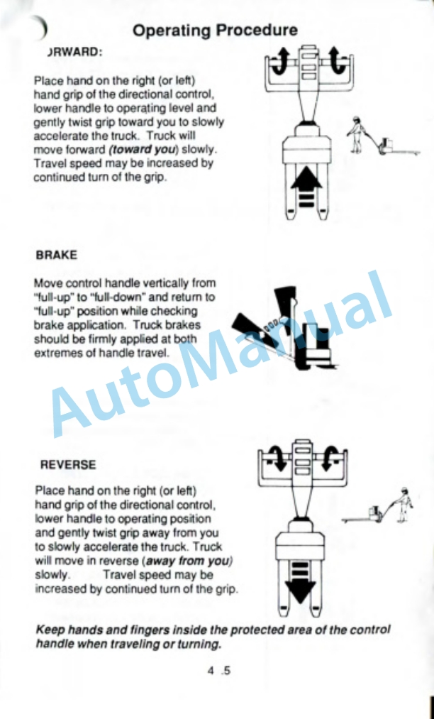 Clark WP 40 Operator Manual OM-560-4