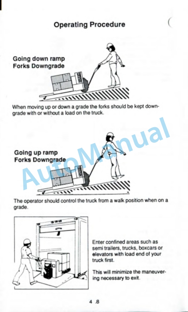 Clark WP 40 Operator Manual OM-560-5