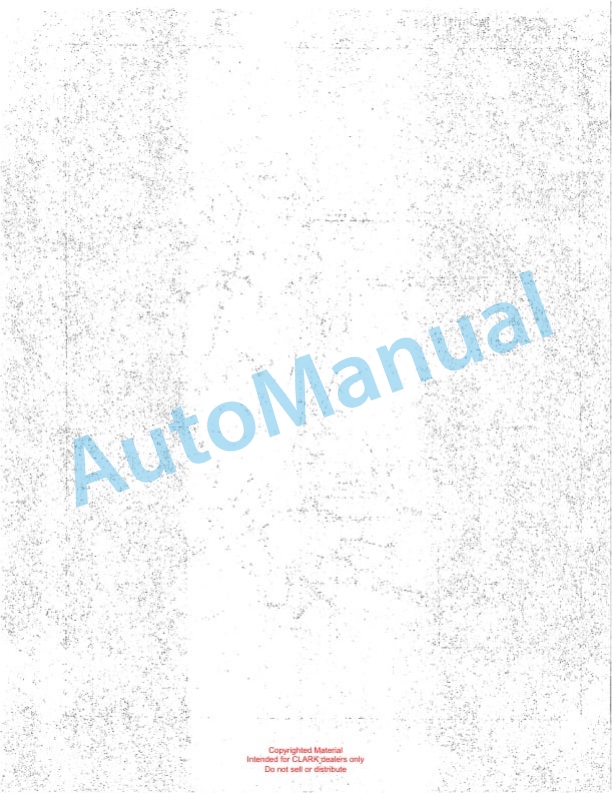 Clark WP20 Truck Parts Manual WP20-1-4