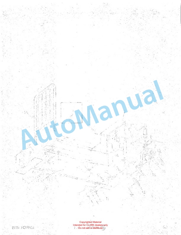 Clark WP40 Truck Parts Manual WP-8-5