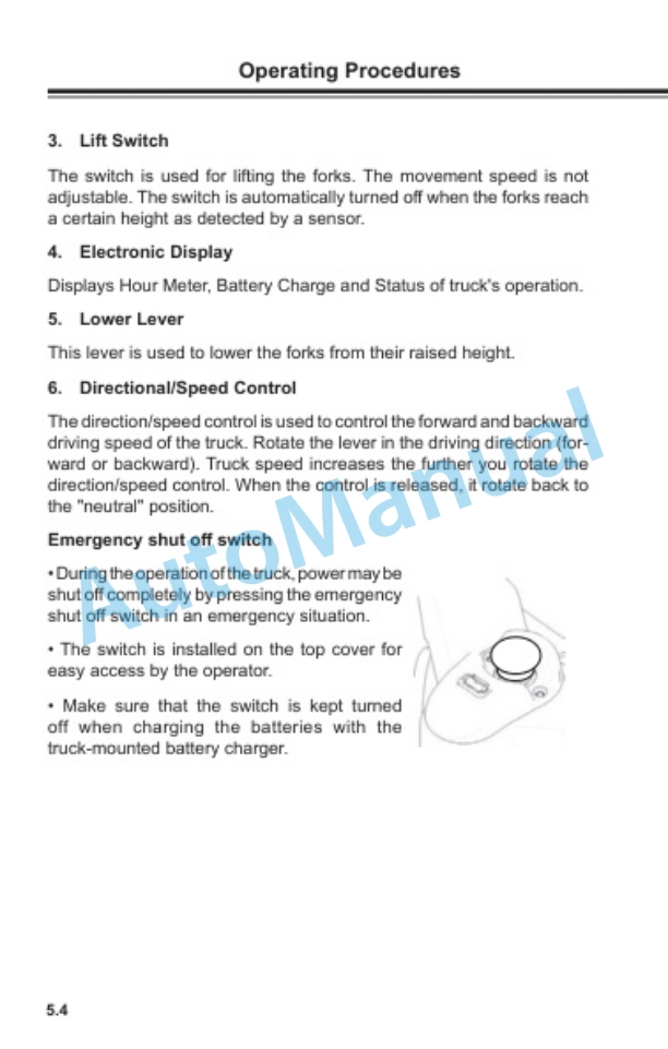Clark WPL 25 Operator Manual OM-745-3