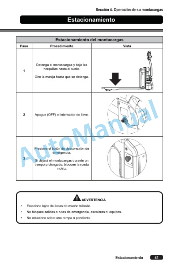 Clark WPL 40 Operator Manual OM-1208-3