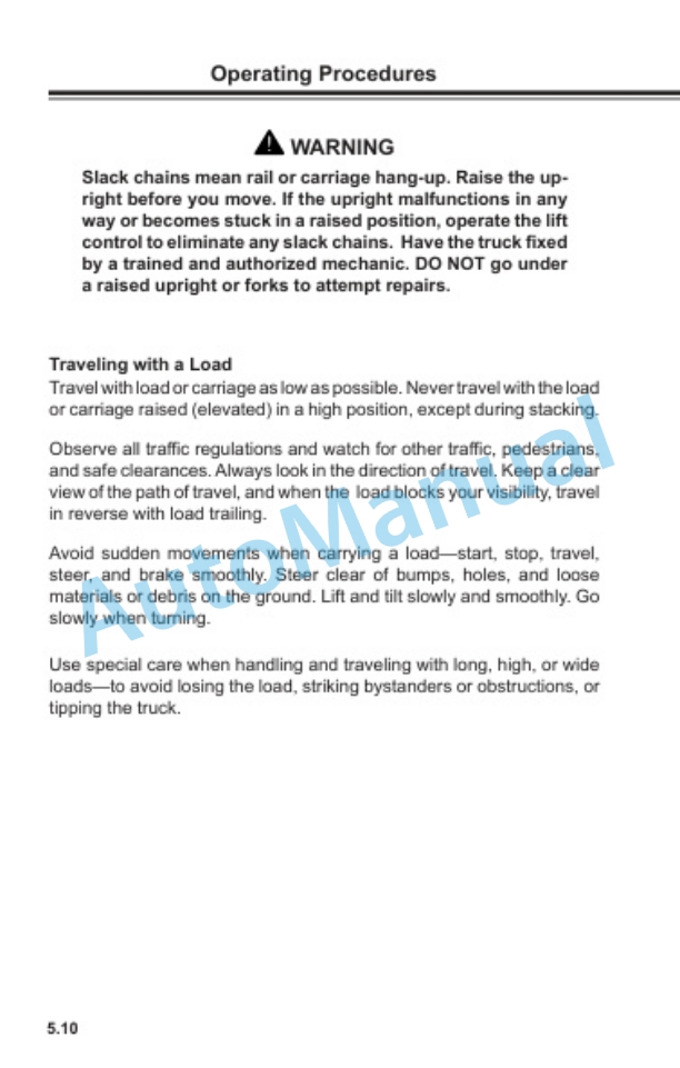 Clark WS22M Operator Manual OM-736-3