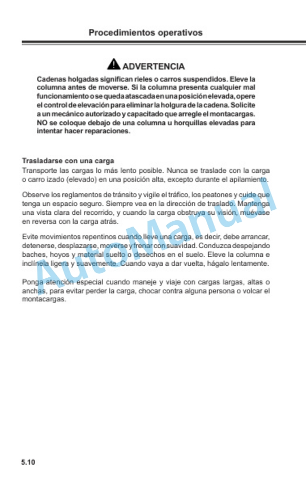 Clark WS22M Operator Manual OM-740 ES-3