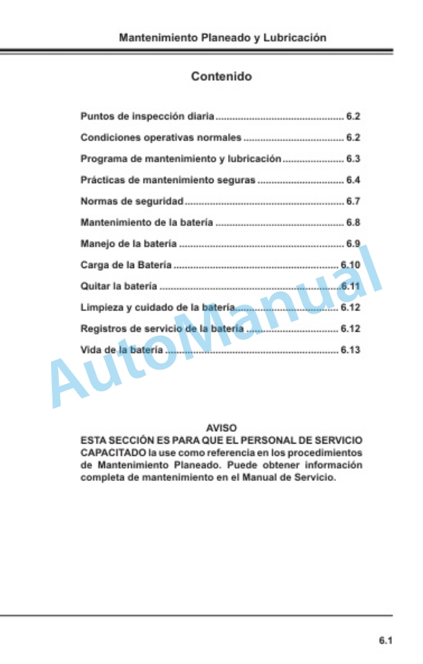 Clark WS22M Operator Manual OM-740 ES-4