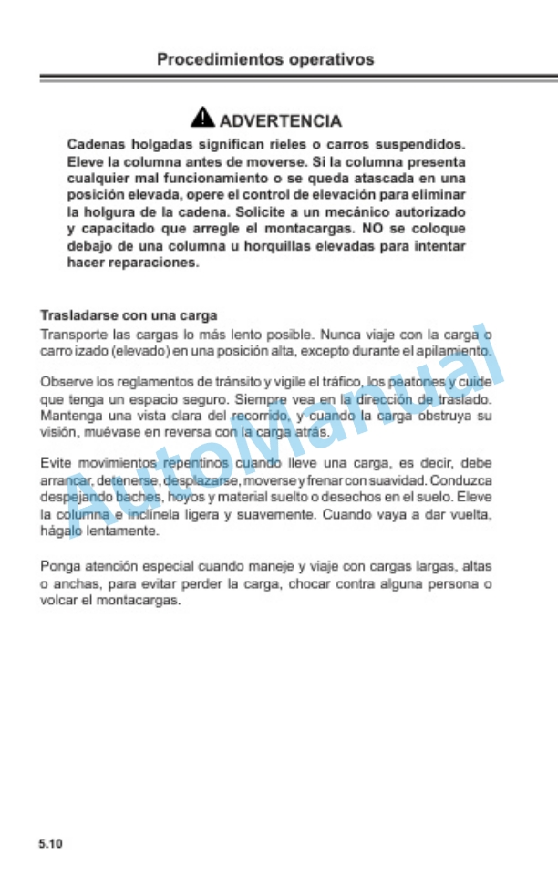 Clark WSTX 22 Operator Manual OM-739 ES-3