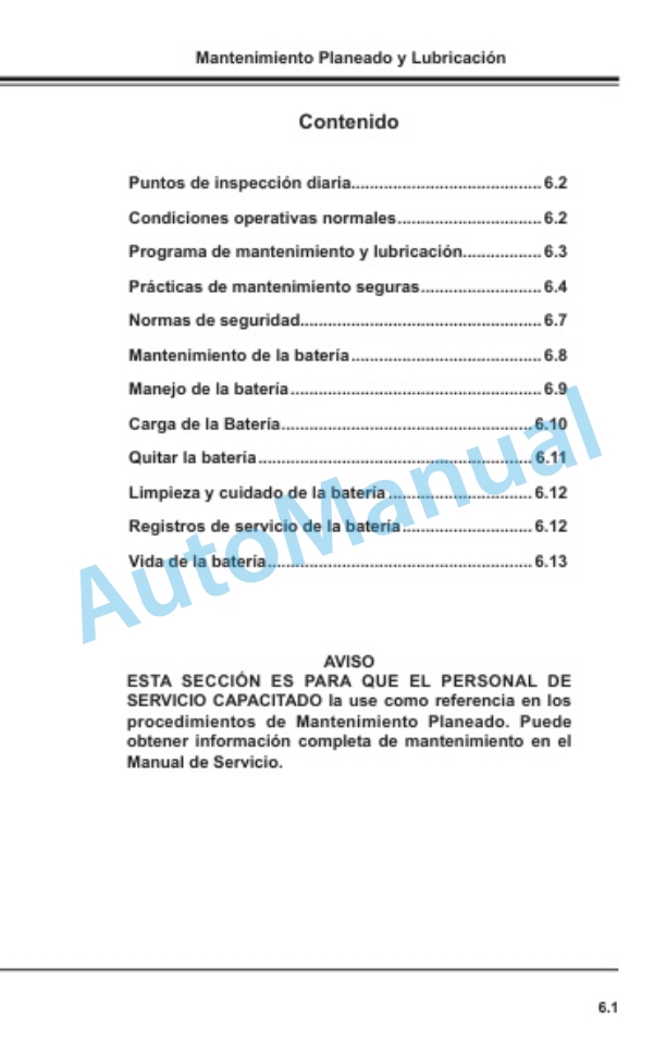 Clark WSTX 22 Operator Manual OM-739 ES-4
