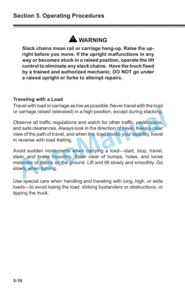 Clark WSTX 33 Operator Manual OM-743-3