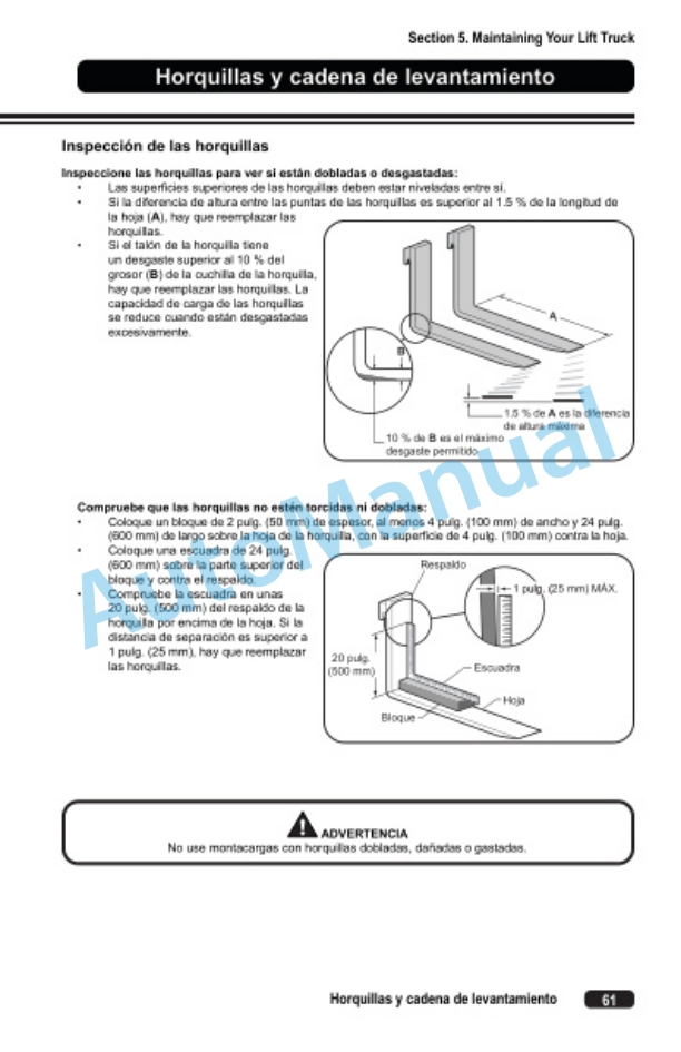 Clark WSTX30, WSTX35 Operator Manual OM-1217-5