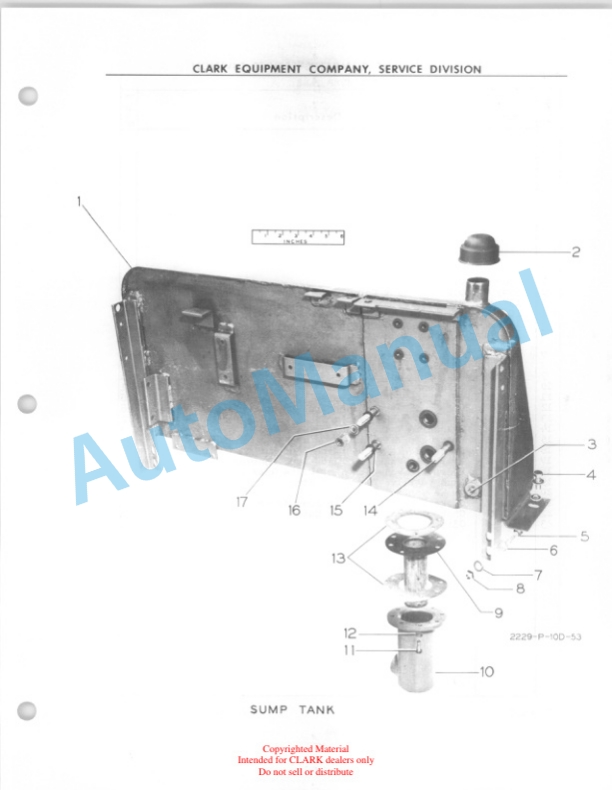 Clark Yardlift 40 C Maintenance Manual and Parts Book 28C-5