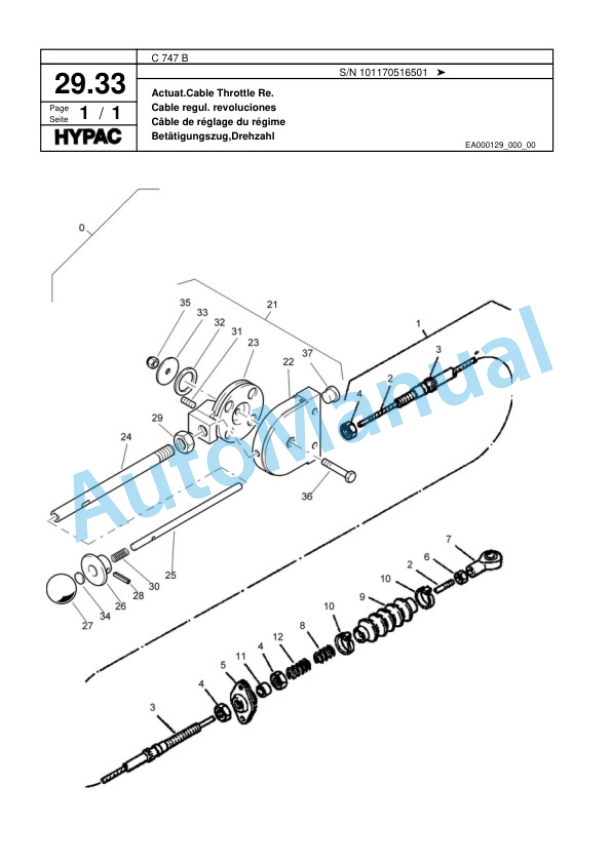 Hypac C 747 B Tandem Vibratory Roller Spare Parts Catalogue 00817571 2 Hypac C 747 B Tandem Vibratory Roller Spare Parts Catalogue 00817571-2
