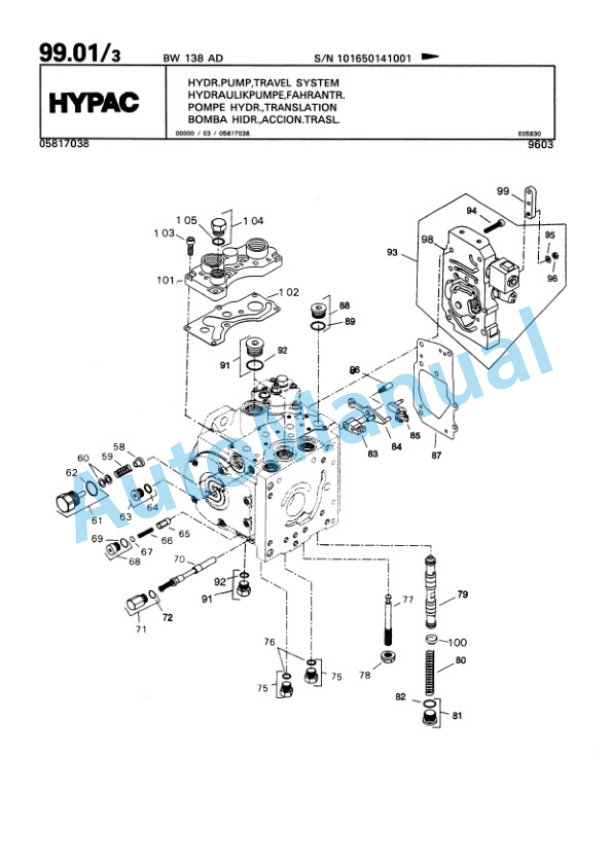 Hypac C 754 B Vibratory Double Drum Compactor Spare Parts Catalogue 00811441 4 Hypac C 754 B Vibratory Double Drum Compactor Spare Parts Catalogue 00811441-4