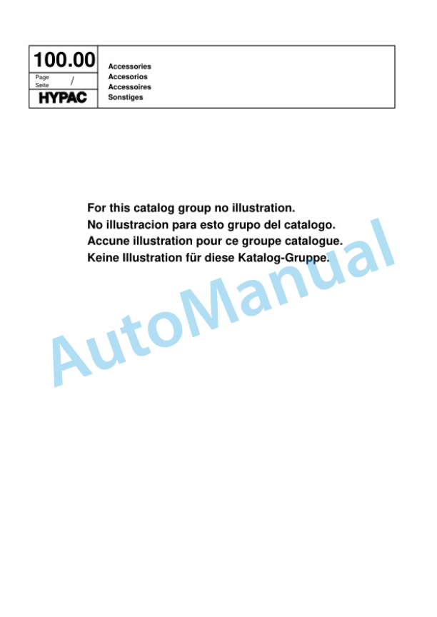 Hypac C 825 C Single Drum Wheel Drive Vibratory Roller Spare Parts Catalogue 00817929-5