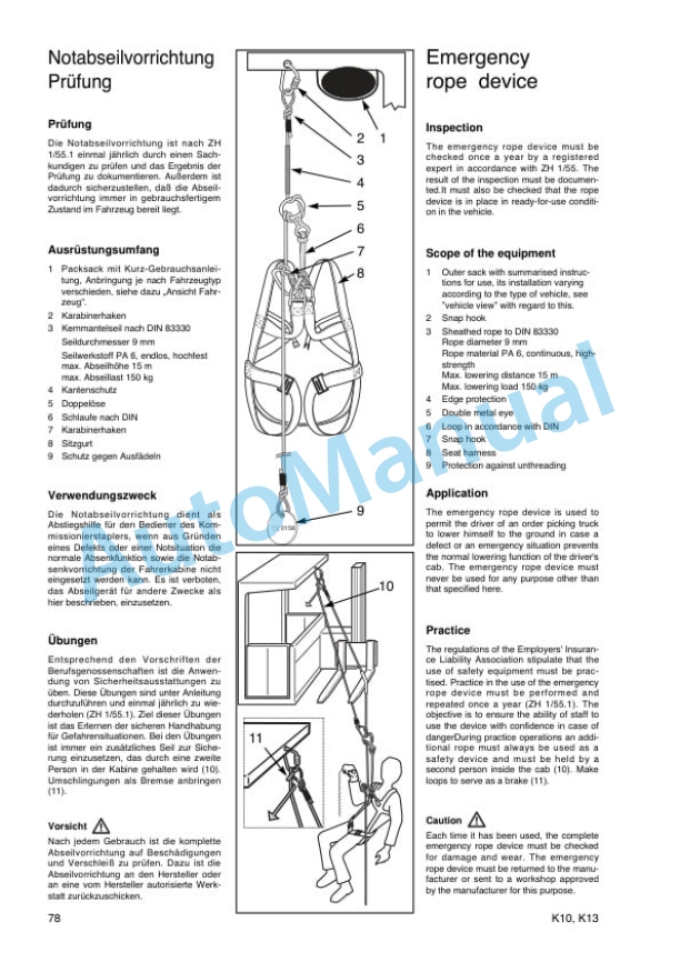 Linde 007-01 - K10 Operating Instructions-3