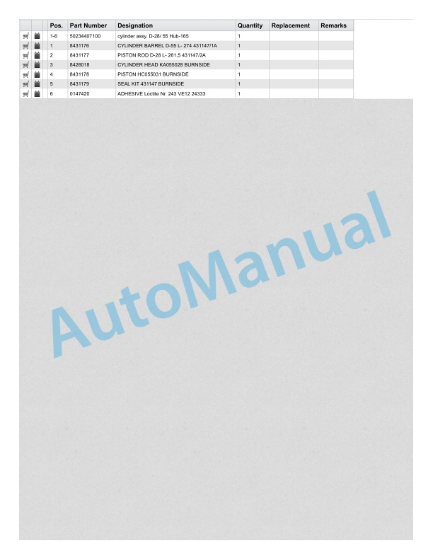 Alternative view of Linde 011-01 - K Generation 1 2, K Generation 3, K Generation 4 Spare Parts Manual