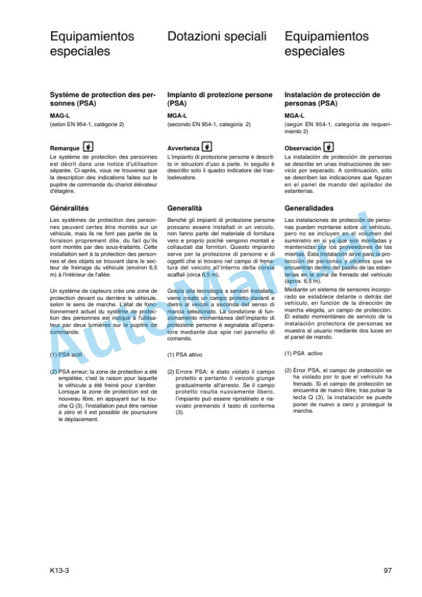 Linde 013-01 - K13-3 Operating Instructions-4