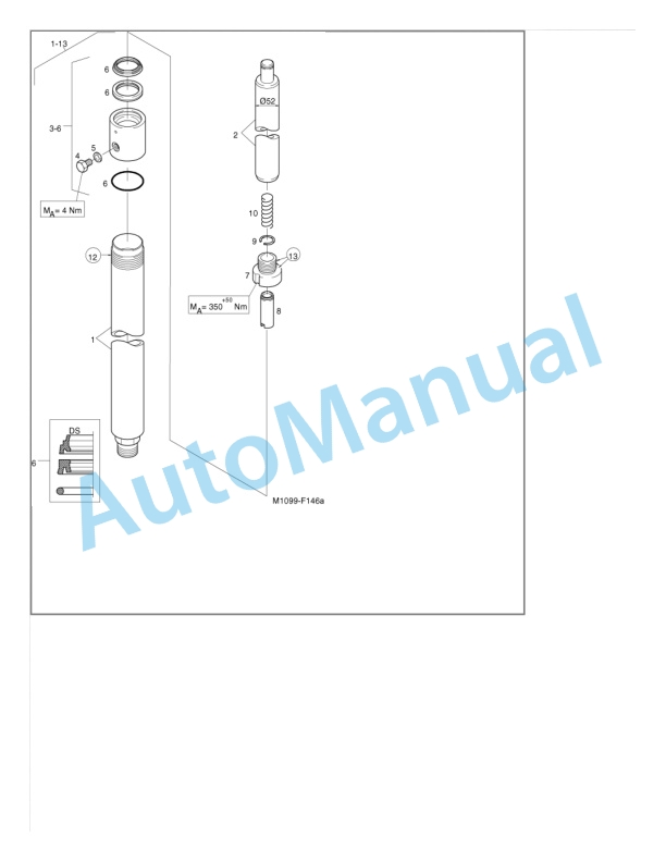 Alternative view of Linde 015-01 - V11-04, V11AC, V11N Spare Parts Manual