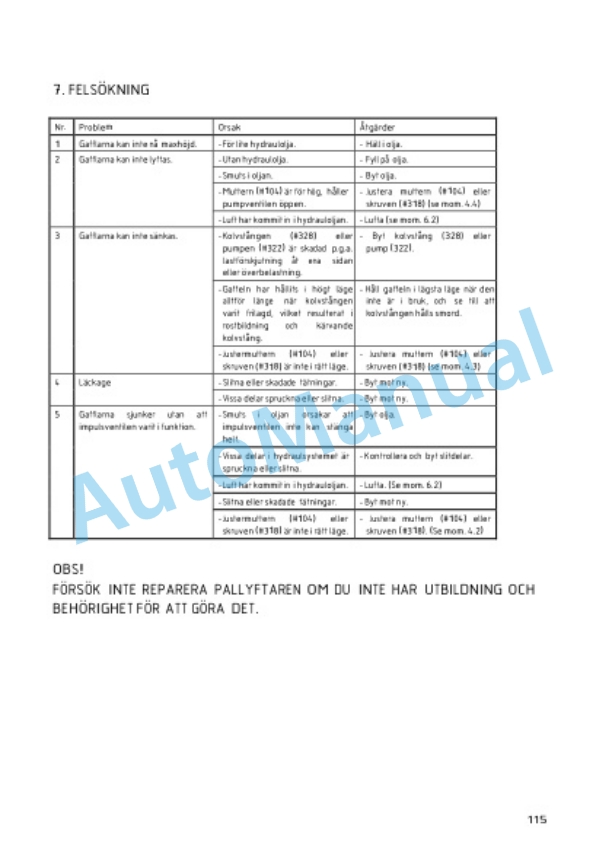Linde 032-01 - M15, M25 Operating Instructions-4
