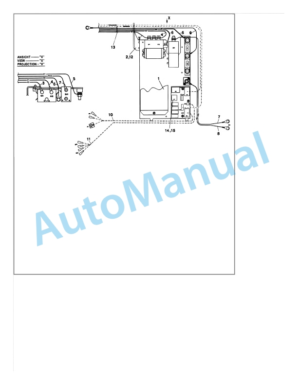 Alternative view of Linde 035-01 - L10AC, L12AC, L16AC Spare Parts Manual