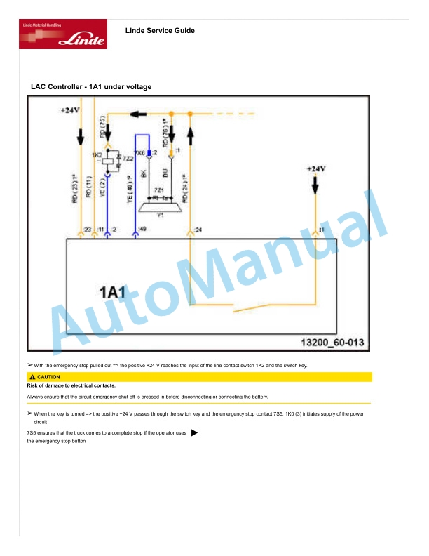 Alternative view of Linde 1111-01 - N20VI, N20VLI Workshop Manuals SN 10.09 and up SN up to W41111V00299
