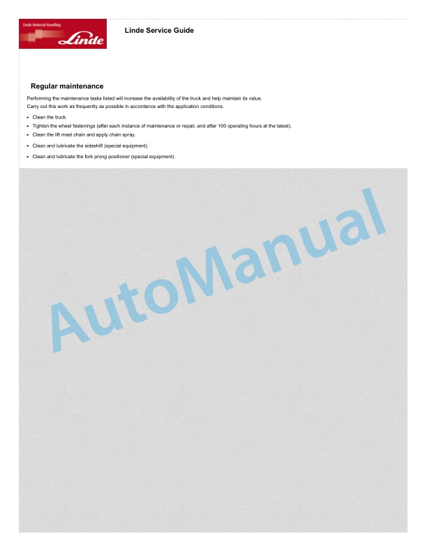 Alternative view of Linde 1120-01 - R14-R20 HD EX Operating Instructions