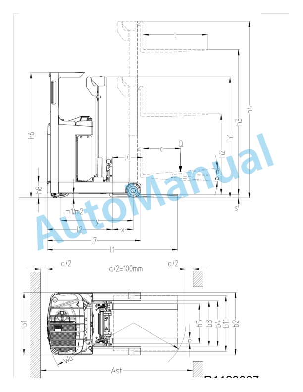Alternative view of Linde 1123-02 - R14SP, R16SP, R18SP Operating Instructions