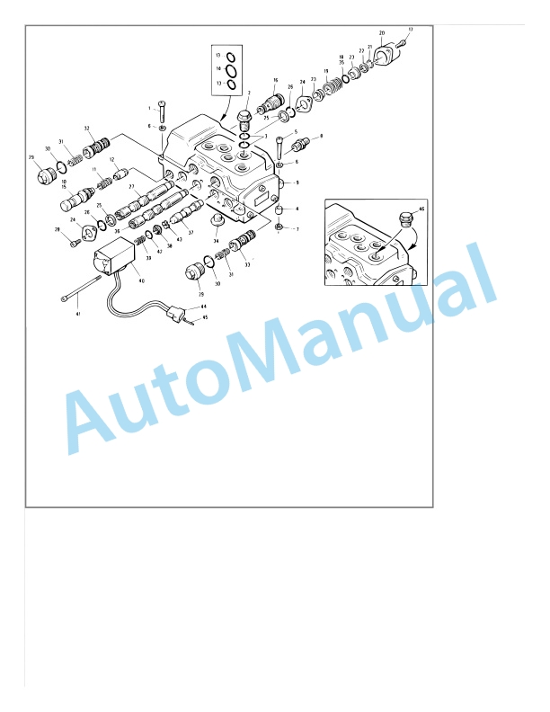 Alternative view of Linde 113-01 - R14, R16, R20 Spare Parts Manual SN 05.94 and up SN up to 05.98