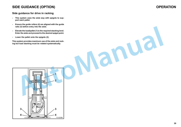Linde 113-02 - R14, R16, R16N, R20, R20N Operating Instructions SN 06.98 and up SN up to 06.00-2