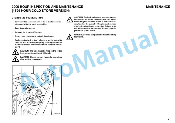 Linde 113-02 - R14, R16, R16N, R20, R20N Operating Instructions SN 06.98 and up SN up to 06.00-5