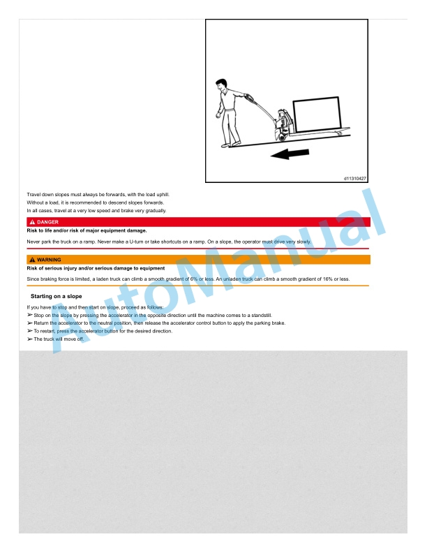 Alternative view of Linde 1131-03 - MT15B Production site Xiamen Operating Instructions SN CT1131Y50001 and up