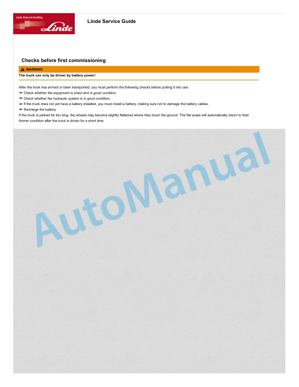 Alternative view of Linde 1133-03 - MT15, MT16, MT20 Operating Instructions SN 09.19 and up