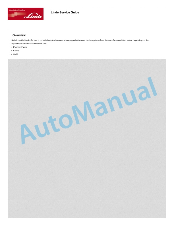 Alternative view of Linde 115-02 - R14 EX, R16 EX, R20 EX Workshop Manuals