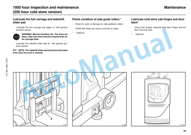 Linde 115-02 - R14, R14HD, R16, R16HD, R16N, R20, R20N Operating Instructions SN 06.02 and up SN up to 10.07-4