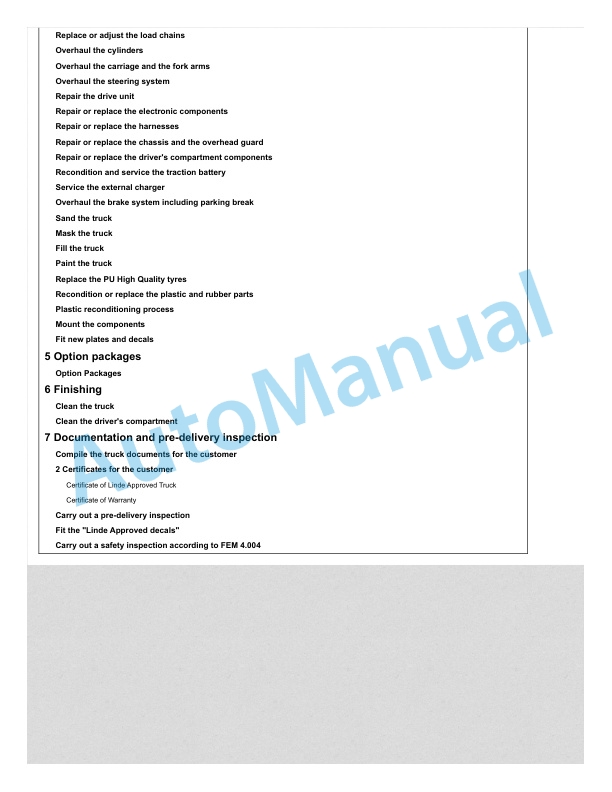 Alternative view of Linde 115-03 - R14, R16, R20 Workshop Manuals SN 05.07 and up SN up to 12.09