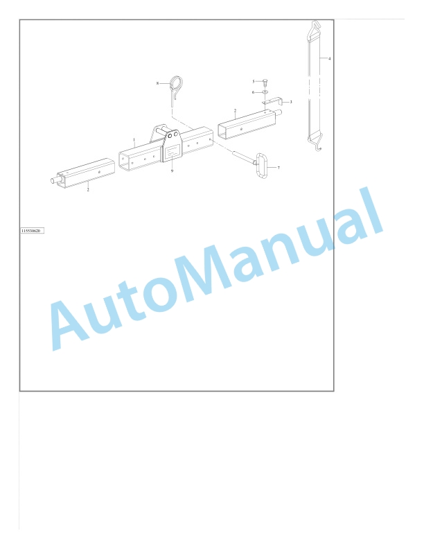 Alternative view of Linde 115-12 - R14, R16, R20 Production site Xiamen Spare Parts Manual