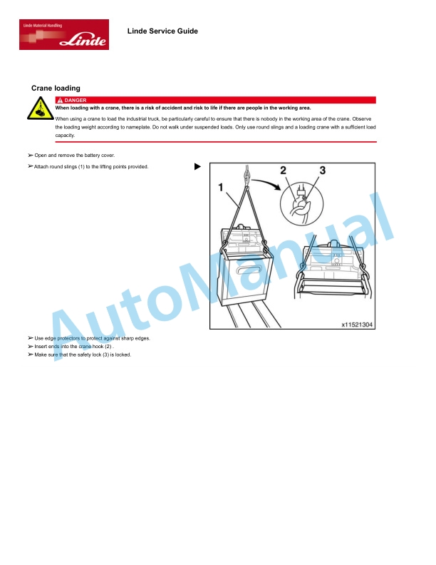 Alternative view of Linde 1152-01 - T16 EX, T20 EX Operating Instructions