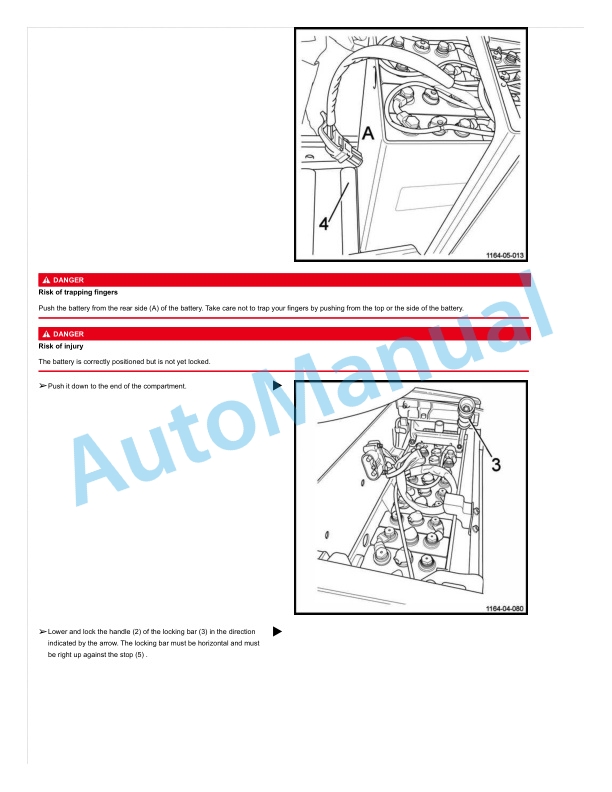 Alternative view of Linde 1154-01 - T14S to T25SR Operating Instructions SN W41154V00717 and up