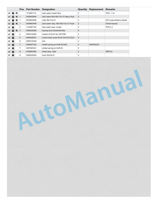 Alternative view of Linde 1154-01 - T14S to T25SR Spare Parts Manual SN W41154G00001 and up SN up to W41154V00715